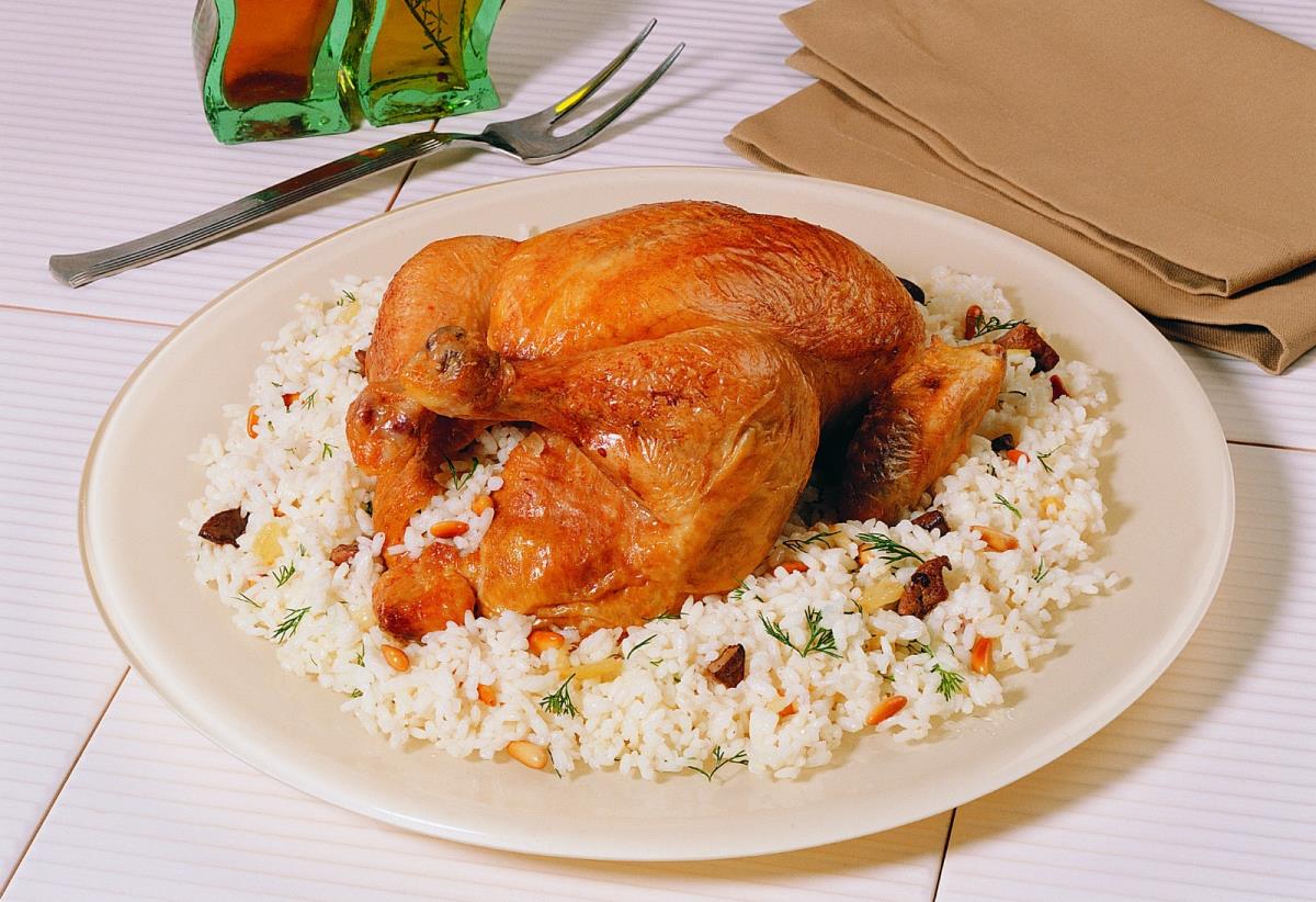 Bademli Tavuk Dolması